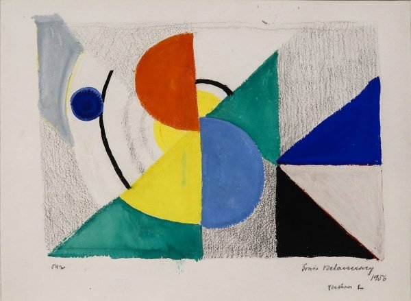 Colour Rhythm Sonia Delaunay abstract art poster and canvas painting
