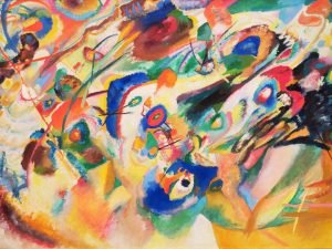 Wassily Kandinsky Composition VII painting canvas art and poster print