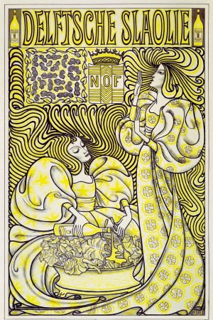Delft Salad Oil Poster Jan Toorop framed print and canvas art