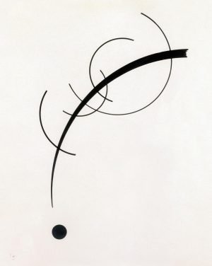 Free Curve to the Point Wassily Kandinsky