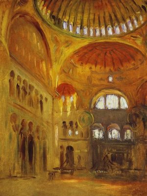 Hagia Sophia Painting Print John Singer Sargent​ canvas wall art and framed poster