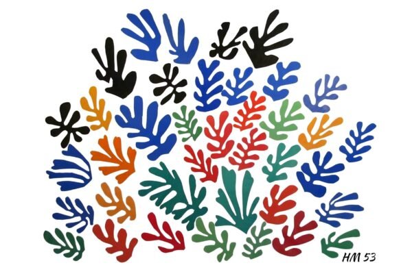 Henri Matisse The Sheaf Print, framed poster and canvas wall art, Papiers Découpés, cut-out