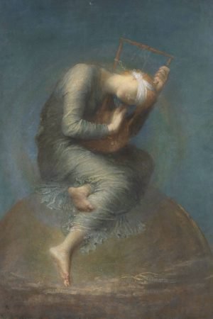 Hope Print George Grederic Watts framed poster and canvas art