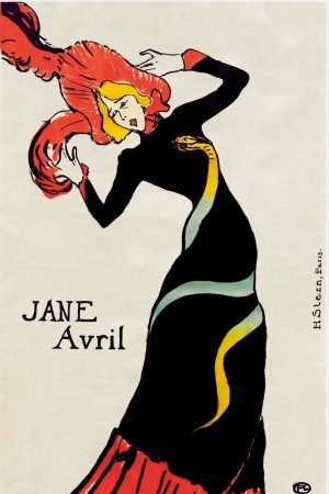 Jane Avril Print Henri de Toulouse–Lautrec framed poster and canvas wall art