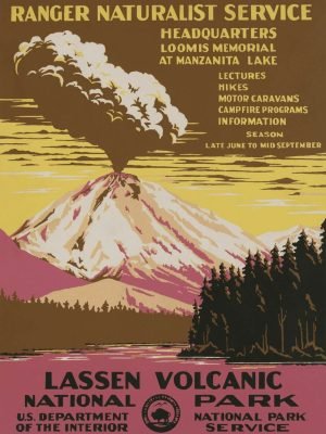 Lassen Volcanic National Park Poster framed print