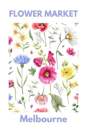 Melbourne Flower Market Poster