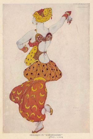 Odalisque in Schéhérazade Léon Bakst art paintings framed poster and canvas wall art