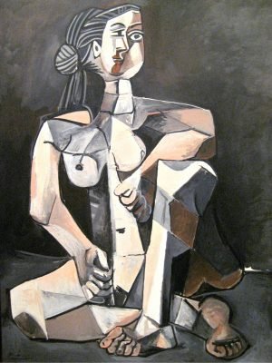 Seated Woman Pablo Picasso Art Print
