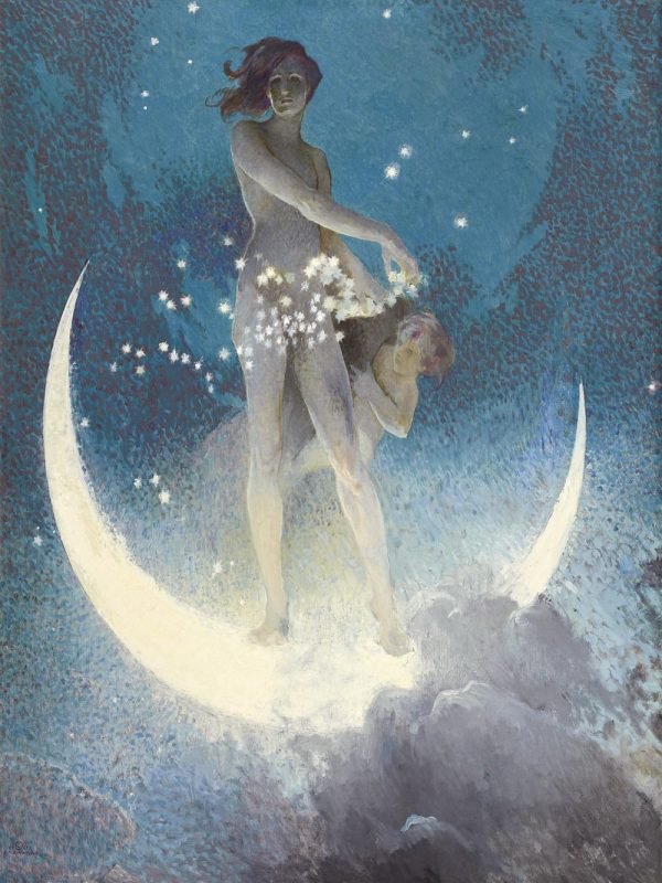 Spring Scattering Stars Print Edwin Blashfield