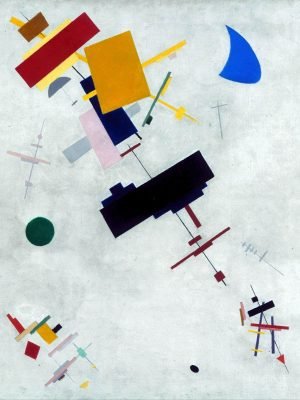 Suprematism (1915) Kazimir Malevich suprematist painting print framed poster and canvas wall art