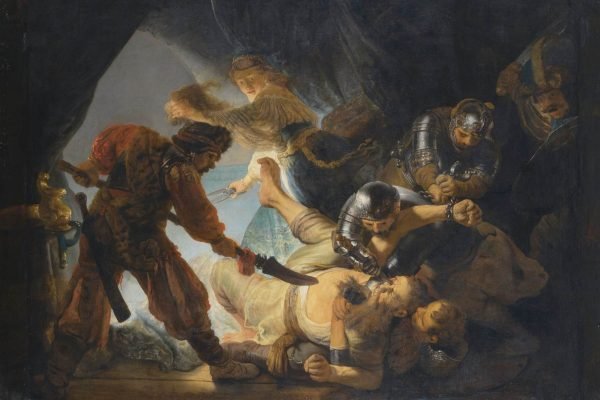 The Blinding of Samson Painting Print Rembrandt van Rijn canvas wall art and framed poster