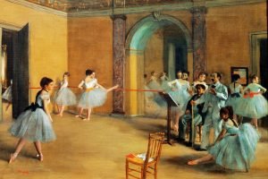 The Dance Foyer at the Opera on the rue Le Peletier Edgar Degas art print