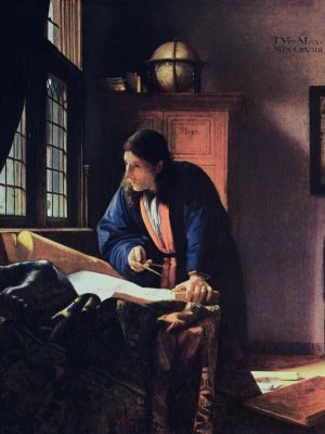 The Geographer Johannes Vermeer art print