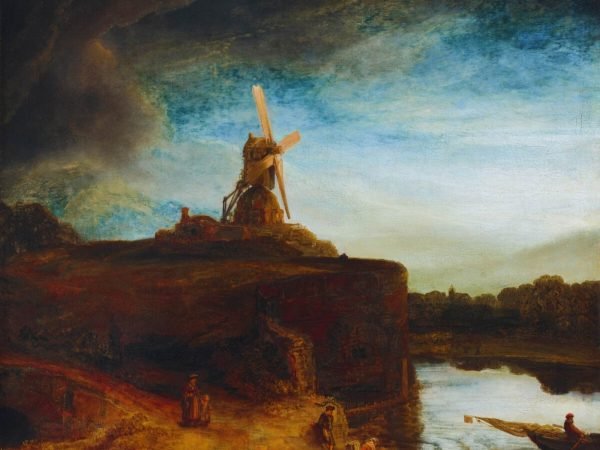 The Mill Print Rembrandt van Rijn painting poster and canvas art print