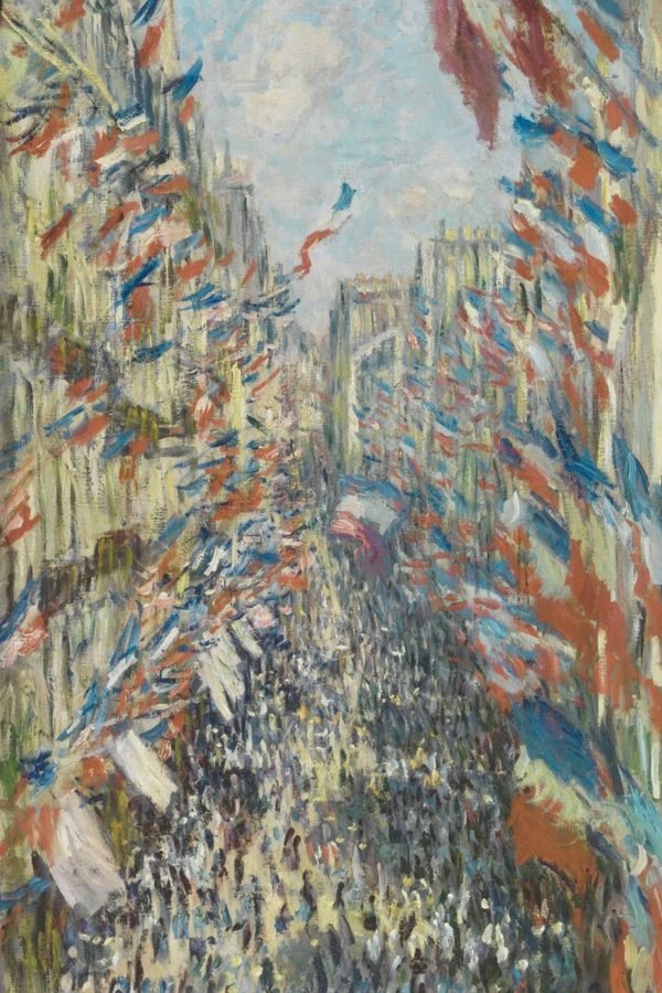 The Rue Montorgueil in Paris Painting Claude Monet art prints