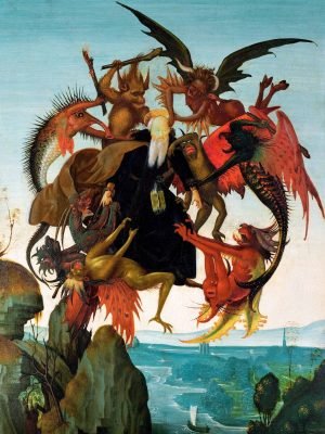 The Torment of Saint Anthony Michelangelo art print