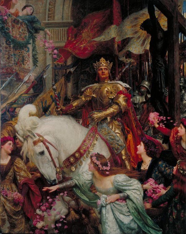 The Two Crowns Print by Sir Frank Dicksee