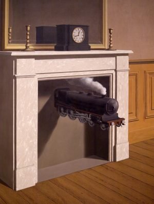 Time Transfixed Rene Magritte canvas and poster print