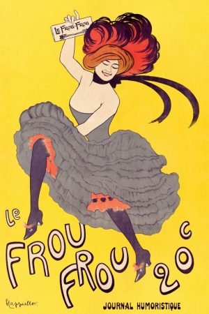 Vintage Le Frou Frou Poster Print Leonetto Cappiello Art Nouveau advertising wall art