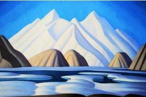 Lawren Harris Baffin Island painting canvas wall art and framed poster print