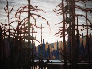 Beaver Swamp Lawren Harris painting canvas print and framed poster wall art