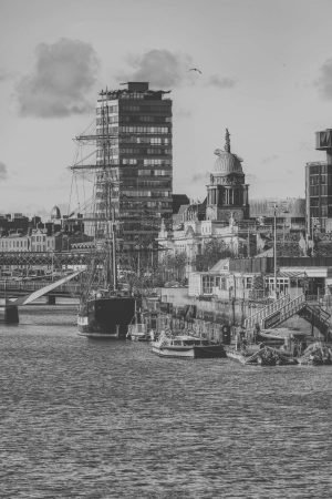 Black and White Dublin City Photography prints framed poster and canvas wall art