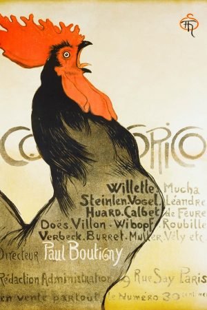 Cocorico Théophile Alexandre Steinlen wall art print