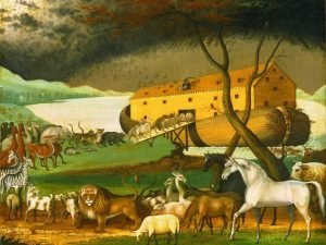 Edward Hicks Noah's Ark Print framed poster and canvas art
