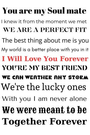 I Will Love You Forever Wall Art Sing quotes poster framed print