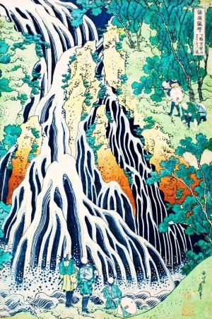 Kirifuri Waterfall at Mount Kurokami in Shimotsuke Province Utagawa Hiroshige