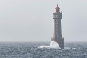 La Jument Lighthouse Poster print framed photography canvas wall art