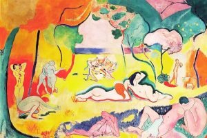 Henri Matisse Le bonheur de Vivre The Joy of Life poster print and framed canvas wall art