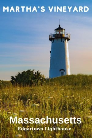 Martha's Vineyard Edgartown Lighthouse Poster print framed wall art