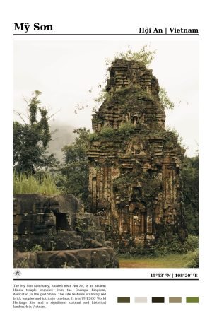 My Son Hoi An Vietnam Travel Poster framed Sanctuary travel destination wall art