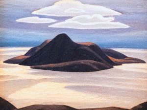 Pic Island Lawren Harris painting canvas wall art and framed poster print