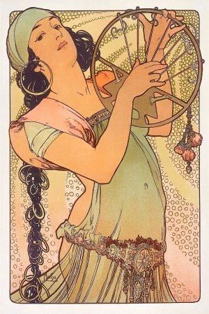 Alphonse Mucha Salomé Poster Print and framed canvas wall art