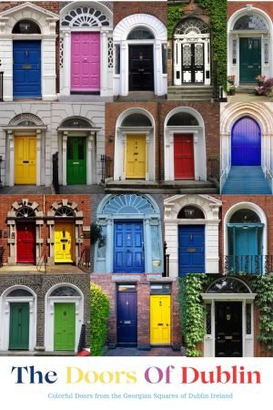 The Doors of Dublin Poster print framed wall art