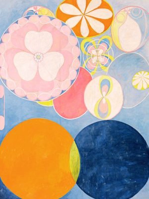 The Ten Largest No. 2 Childhood Hilma af Klint abstract art painting framed poster and canvas print