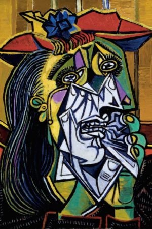 Pablo Picasso The Weeping Woman painting canvas wall art and framed poster for sale