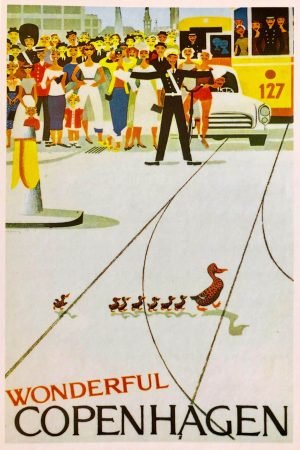Viggo Vagnby Wonderful Copenhagen Poster vintage travel framed print