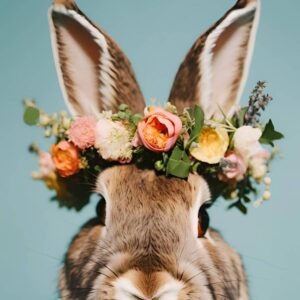 Animals with Flower Crowns
