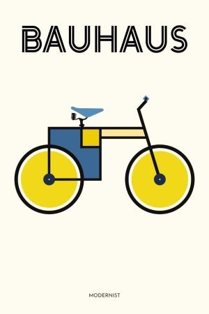 Bauhaus Bicycle Poster