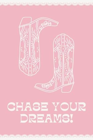 Chase Your Dreams Poster - Framed Motivational Quotes Wall Art