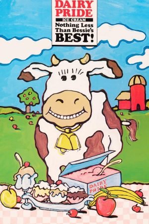 Dairy Pride ice cream, nothing less than Bessie’s Best Poster Lanny Sommese