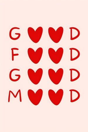 Good Food Good Mood Poster print framed kitchen wall art decor
