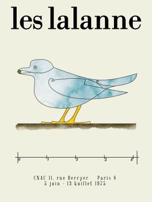 Les Lalanne Bird Poster print framed canvas wall art