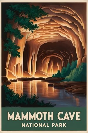 Mammoth Cave National Park Poster