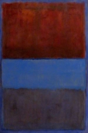 Mark Rothko No 61 Rust and Blue 1953 framed poster print and canvas wall art