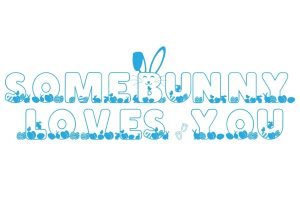 Some Bunny Loves You print framed poster, canvas wall art