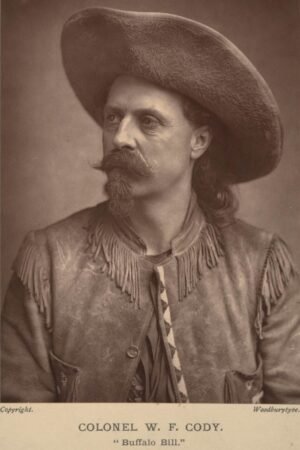 Buffalo Bill Cody Poster and framed canvas wall art